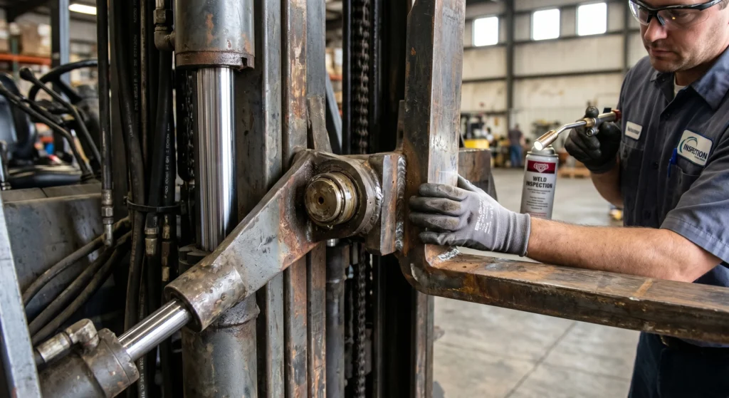 Lojistik depolarda kullanılan forkliftlerin yıllık periyodik muayene süreci