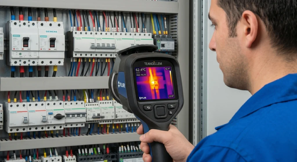 Termal kamera ile elektrik panosu sıcaklık analizi ve periyodik muayene hizmeti